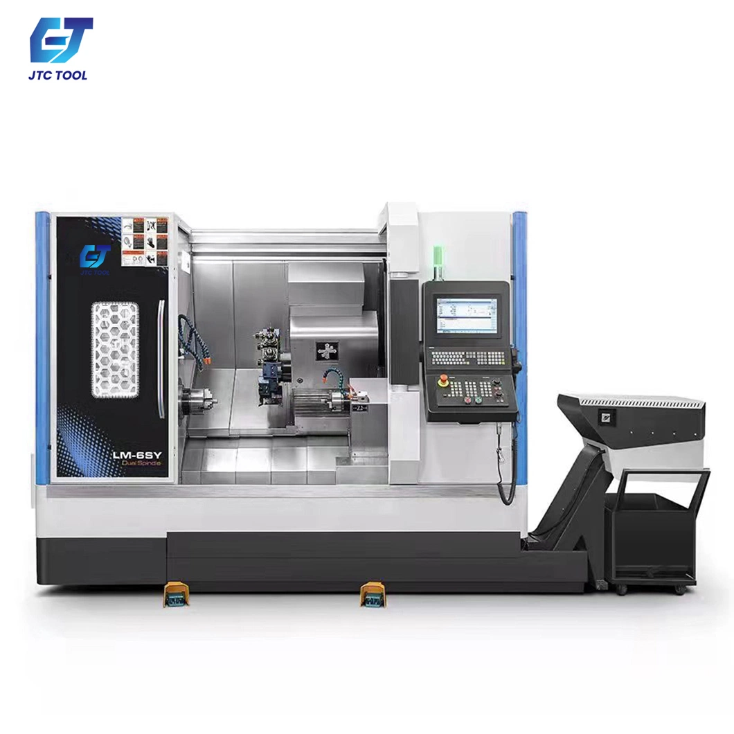 Jtc Tool Metal Lathe CNC Machine China Supplier Mini CNC Mill for Metal Light Duty Machining Capacity Lm-10sy CNC Turn Mill Center Machine