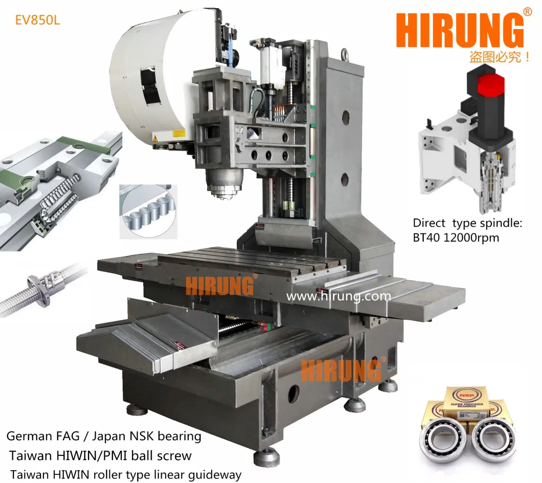 Heavy CNC Milling Machine, CNC Machine Center, CNC Milling (EV850L)