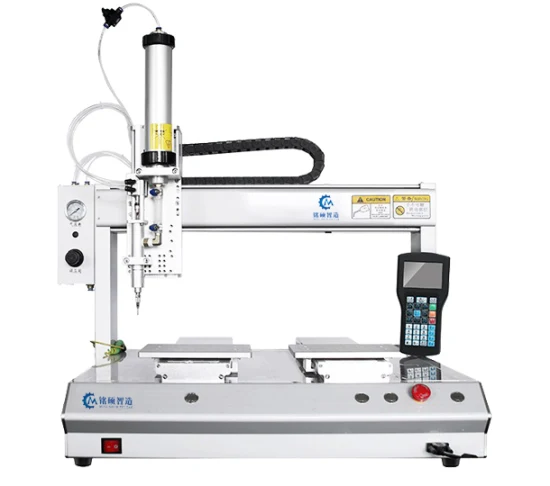 최고 품질의 데스크탑 LED 자동 접착제 디스펜서 기계 핫멜트 접착제 디스펜서 기계